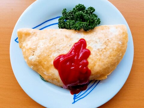 炊き込みご飯で和風オムライス